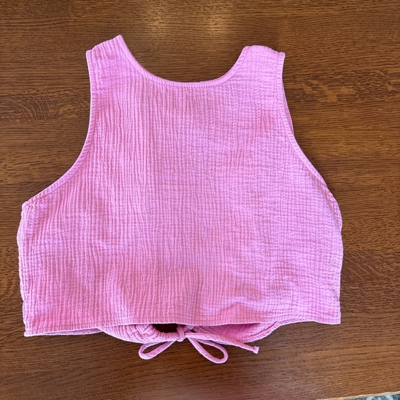 Zara Tops - Zara Pink Textured Top